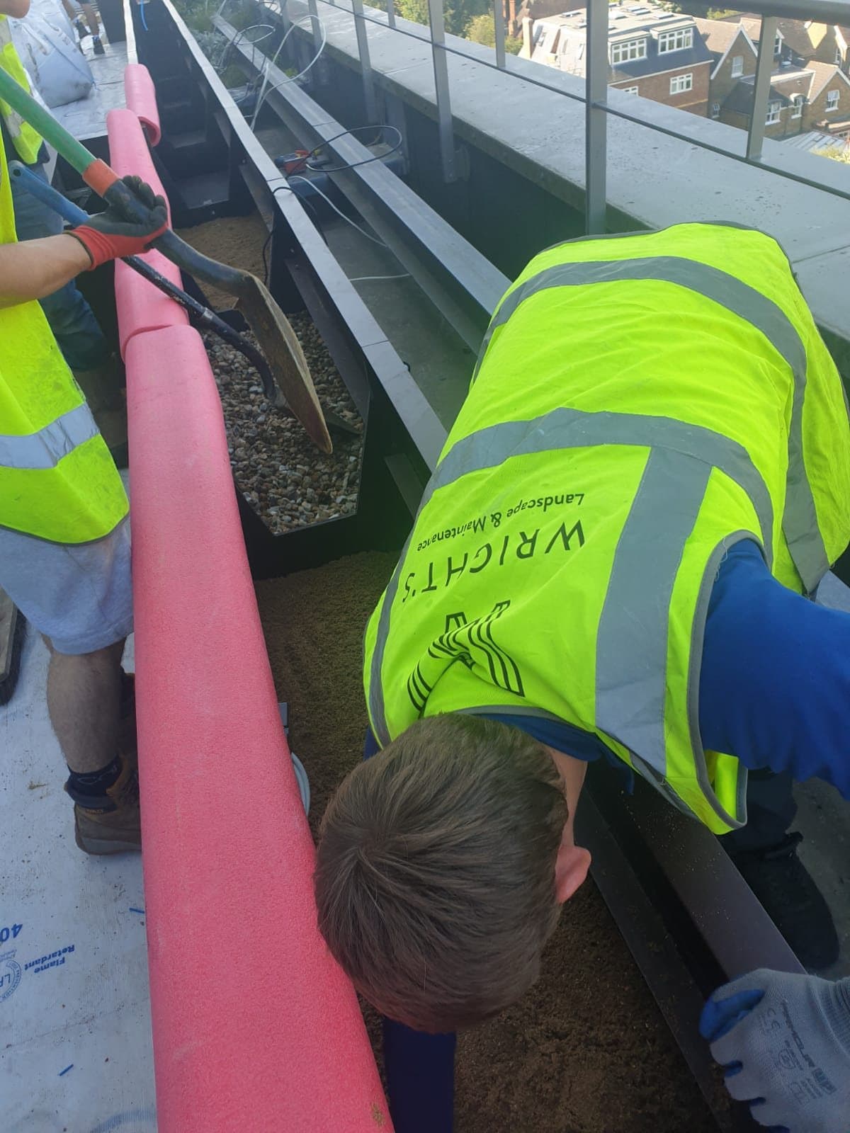 Soft landscaping scheme delivered for a main contractor