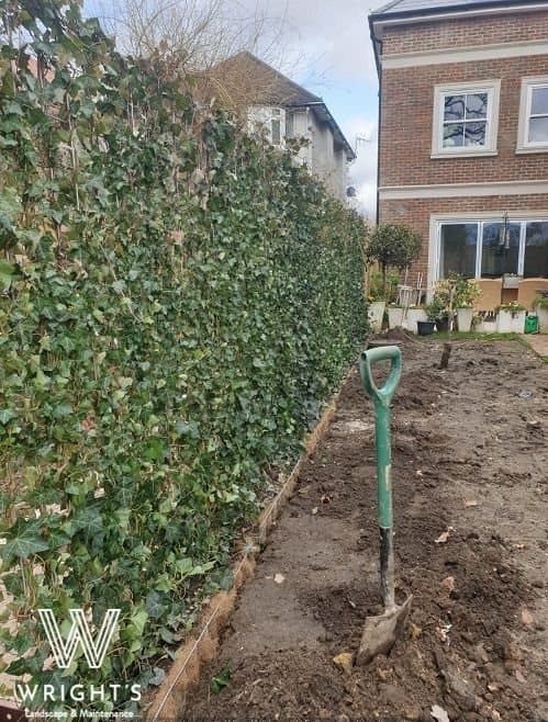 Finished landscaping to a new-build home