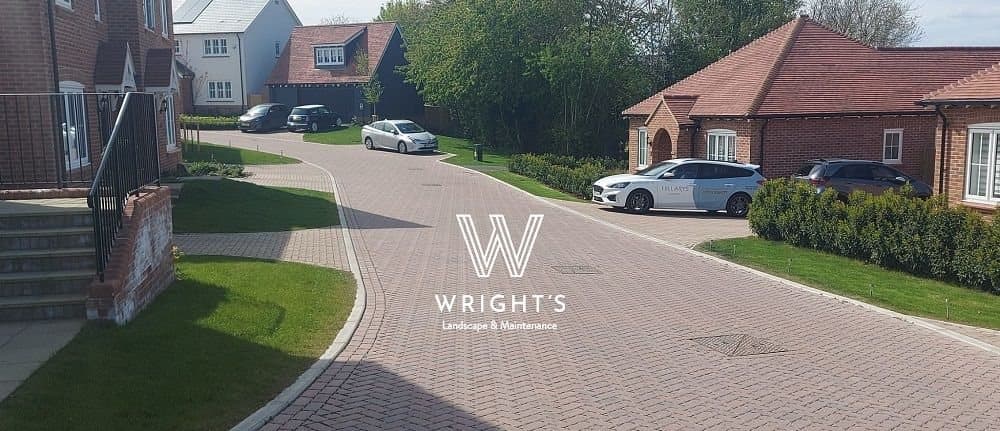 Soft landscaping works carried out on a commercial site